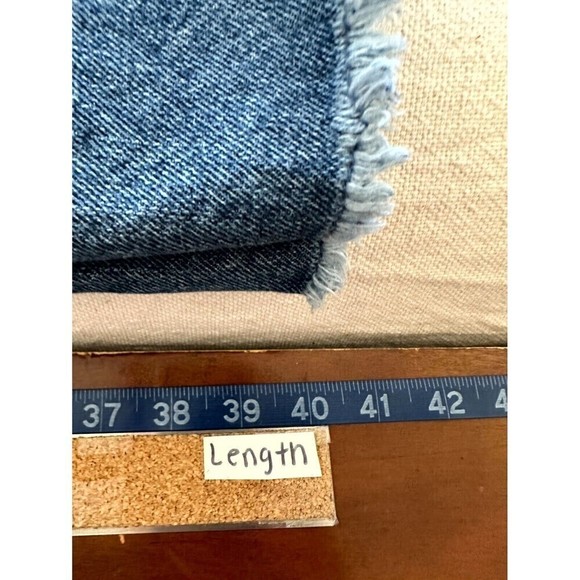 Vanilla Star Distressed Button Fly 90s Boyfriend Jeans Women's Size 15 Blue - Picture 11 of 16